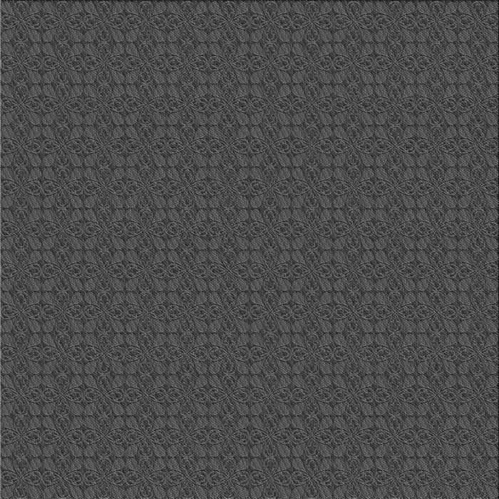 Round Patterned Gray Rug, pat321gry