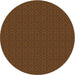 Square Patterned Mahogany Brown Rug, pat321org