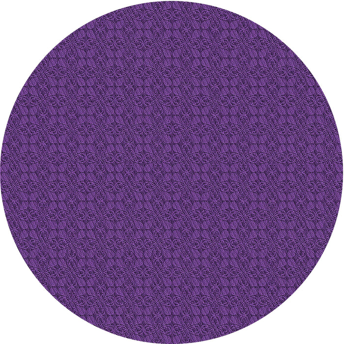 Square Machine Washable Transitional Purple Rug in a Living Room, wshpat321pur