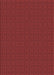 Machine Washable Transitional Cranberry Red Rug, wshpat321rd