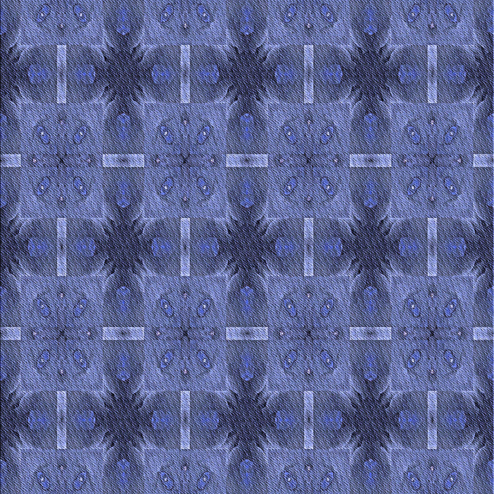 Machine Washable Transitional Blue Rug, wshpat3210blu