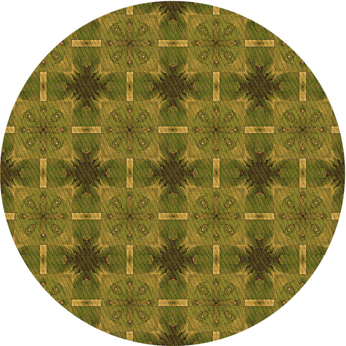 Square Machine Washable Transitional Dark Bronze Brown Rug in a Living Room, wshpat3210org