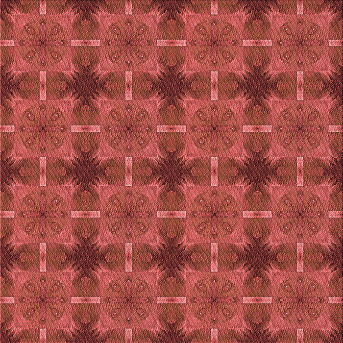 Round Patterned Red Rug, pat3210rd