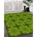 Patterned Green Rug in Family Room, pat3210yw