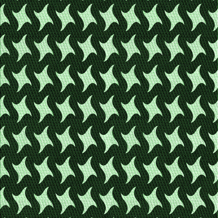 Patterned Black Rug, pat3211grn