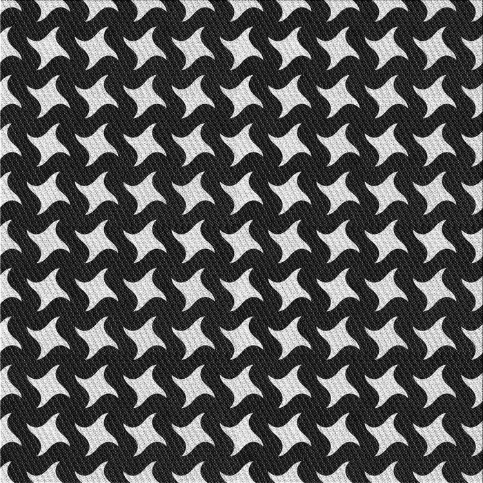 Round Patterned Midnight Gray Rug, pat3211gry