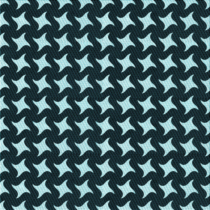 Round Patterned Deep Teal Green Rug, pat3211lblu