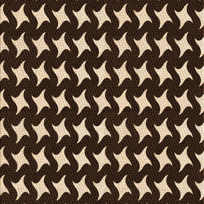 Patterned Black Brown Rug, pat3211org
