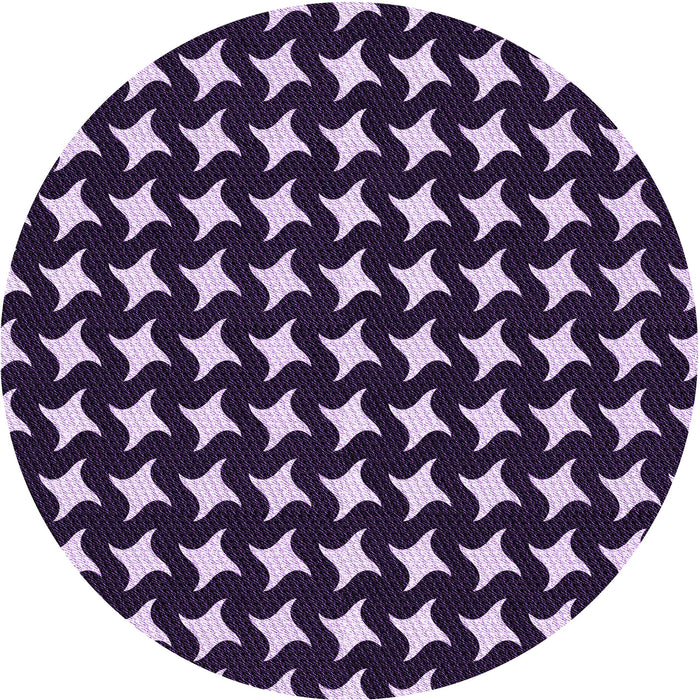 Square Patterned Lilac Purple Rug, pat3211pur