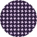 Square Patterned Lilac Purple Rug, pat3211pur