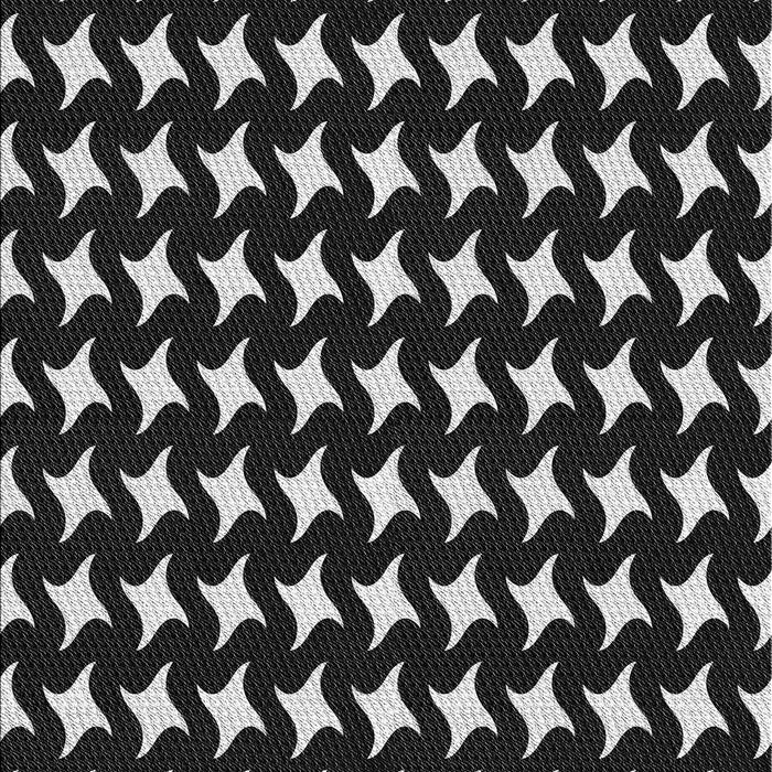 Patterned Dark Gray Novelty Rug, pat3211