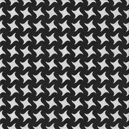 Square Patterned Dark Gray Novelty Rug, pat3211