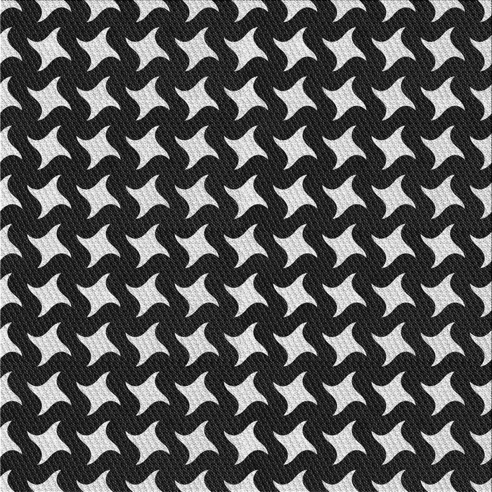 Square Patterned Dark Gray Novelty Rug, pat3211