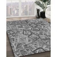 Patterned Ash Gray Rug, pat3212gry