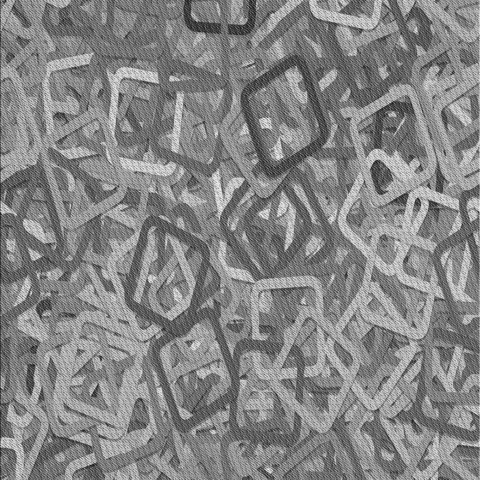 Machine Washable Transitional Ash Gray Rug, wshpat3212gry