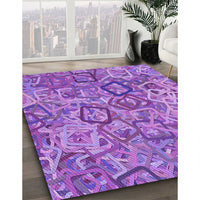 Patterned Purple Rug, pat3212pur