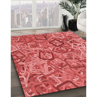 Patterned Red Rug, pat3212rd