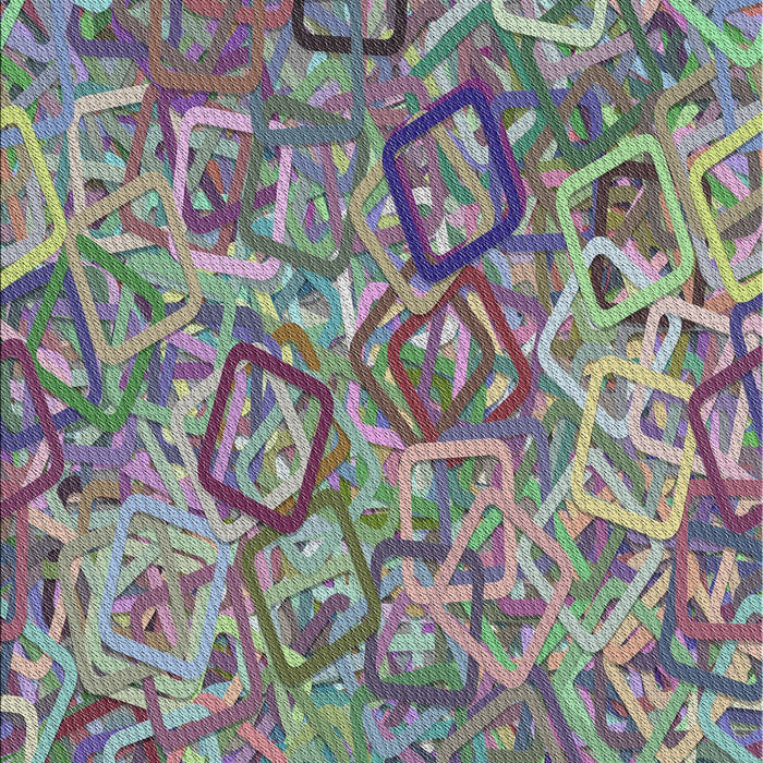 Patterned Dark Gray Modern Rug, pat3212