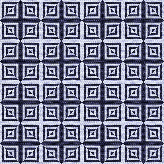 Round Patterned Night Blue Rug, pat3213blu