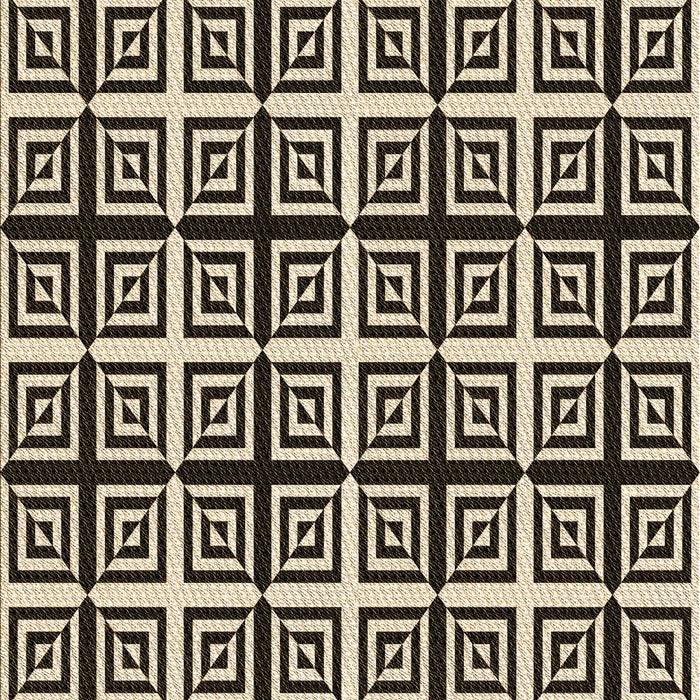 Patterned Midnight Gray Rug, pat3213brn