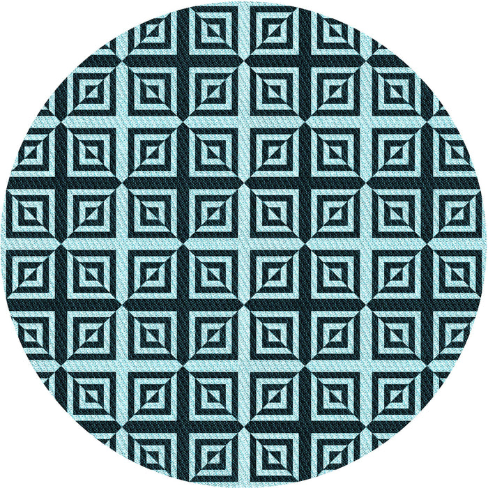 Square Machine Washable Transitional Blue Rug in a Living Room, wshpat3213lblu