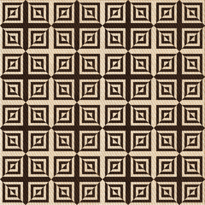 Round Patterned Red Rug, pat3213org