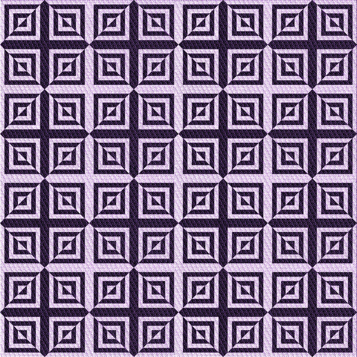 Round Patterned Dark Purple Rug, pat3213pur