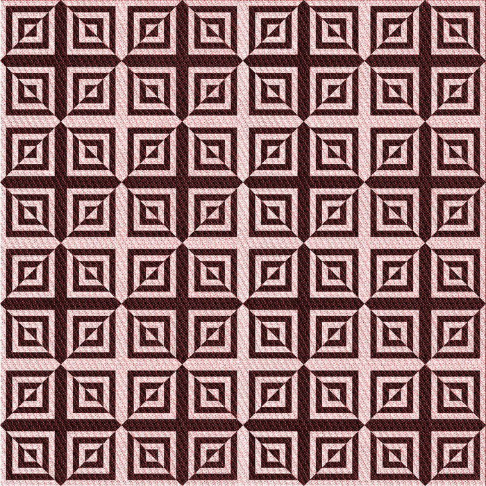 Round Patterned Baby Pink Rug, pat3213rd