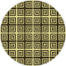 Square Machine Washable Transitional Black Brown Rug in a Living Room, wshpat3213yw