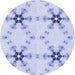Square Patterned Lavender Blue Rug, pat3214blu