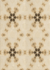 Machine Washable Transitional Golden Blonde Gold Rug, wshpat3214brn