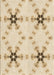 Machine Washable Transitional Golden Blonde Gold Rug, wshpat3214brn