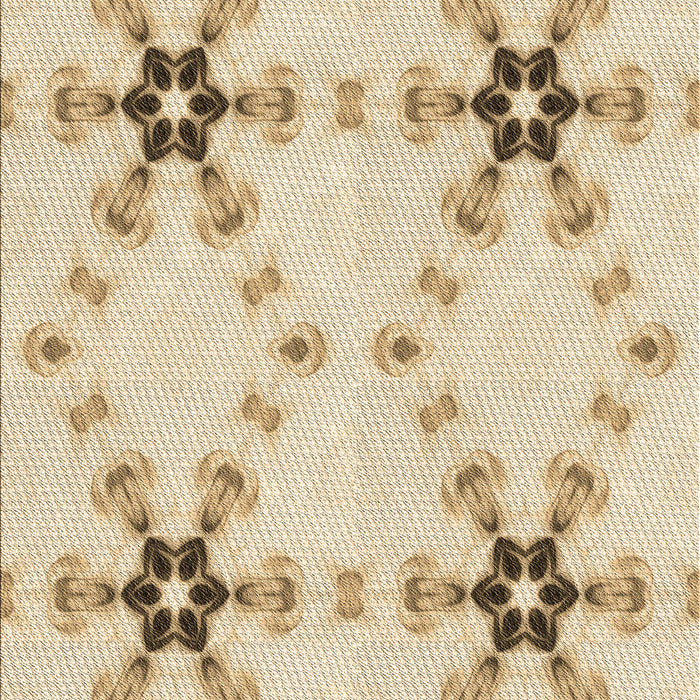 Patterned Golden Blonde Gold Rug, pat3214brn