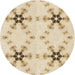 Square Machine Washable Transitional Golden Blonde Gold Rug in a Living Room, wshpat3214brn