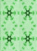 Patterned Green Rug, pat3214grn