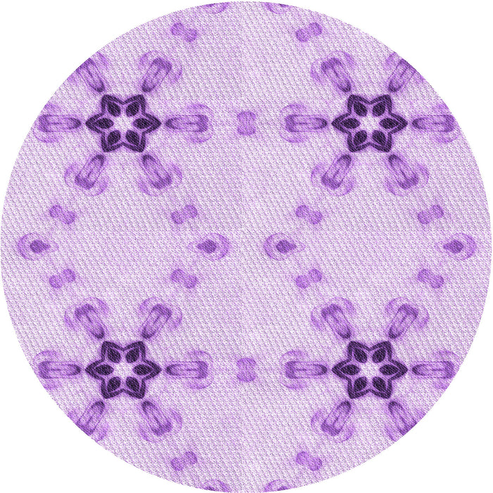 Square Machine Washable Transitional Purple Rug in a Living Room, wshpat3214pur