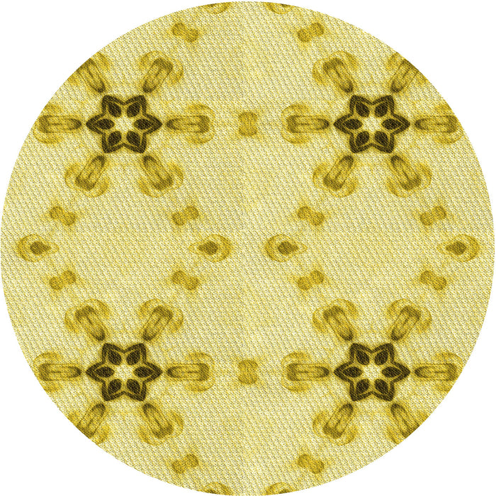 Square Machine Washable Transitional Orange Gold Rug in a Living Room, wshpat3214yw