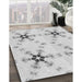 Machine Washable Transitional White Smoke Rug in a Family Room, wshpat3214