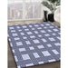 Machine Washable Transitional Blue Rug in a Family Room, wshpat3215blu