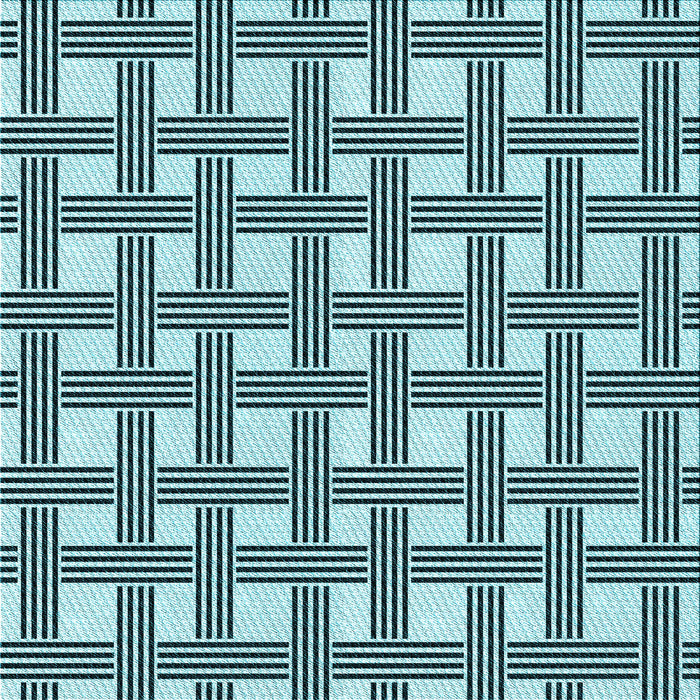 Round Patterned Medium Teal Green Rug, pat3215lblu