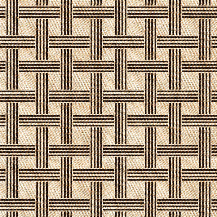 Round Patterned Deep Peach Orange Rug, pat3215org