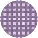 Square Patterned Purple Rug, pat3215pur