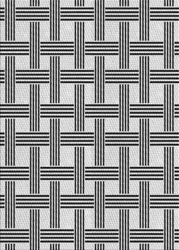 Patterned Platinum Gray Novelty Rug, pat3215