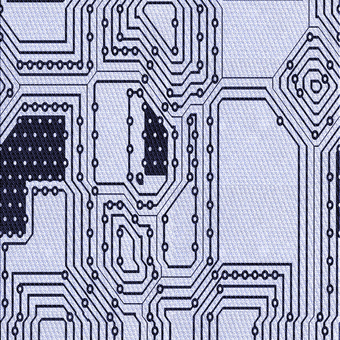 Patterned Lavender Blue Rug, pat3216blu