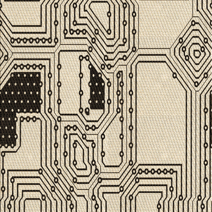 Machine Washable Transitional Wheat Beige Rug, wshpat3216brn