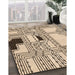 Machine Washable Transitional Sienna Brown Rug in a Family Room, wshpat3216org