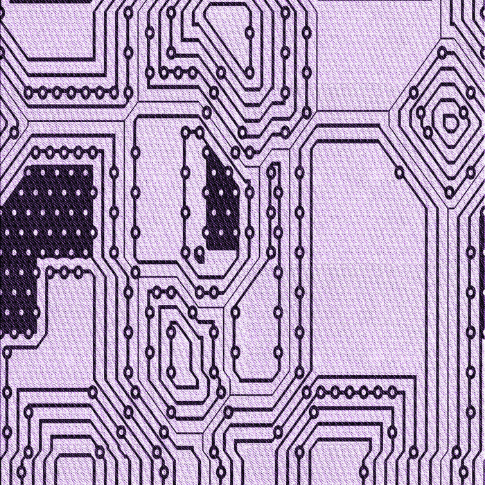 Patterned Bright Grape Purple Rug, pat3216pur