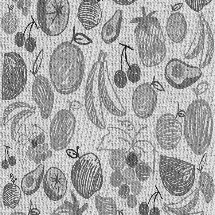 Patterned Gray Rug, pat3217gry