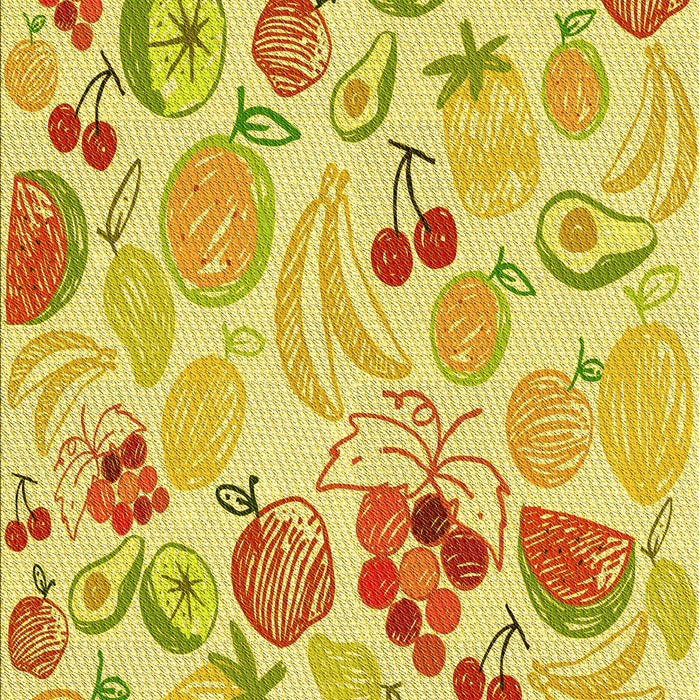 Machine Washable Transitional Bold Yellow Rug, wshpat3217yw