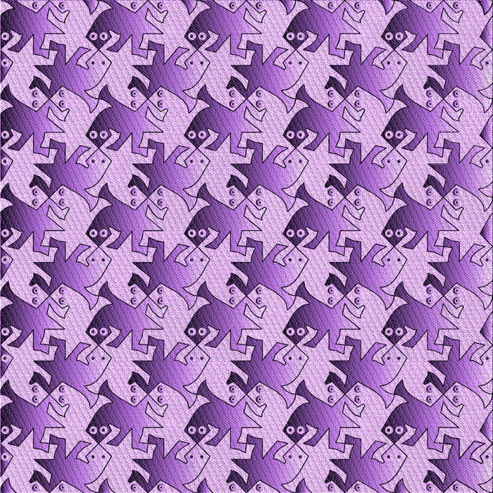 Round Patterned Dark Orchid Purple Rug, pat3218pur